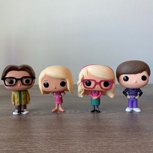 Big Bang Theory Partial Set Funko Pops